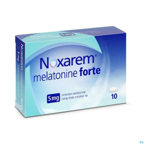 Packshot Noxarem Melatonine Forte 5mg Comp 10