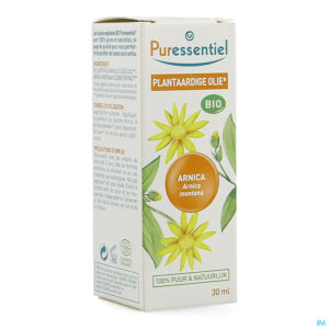 Packshot Puressentiel Plant. Olie Bio Arnica 30ml