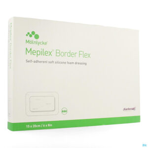 Packshot Mepilex Border Flex Verb 15x20cm 5 595600