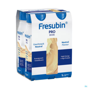 Packshot Fresubin Pro Drink Neutraal 4x200ml