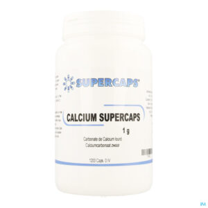 Packshot Calcium Carb. Supercaps Caps 1200x1000mg Ivoor