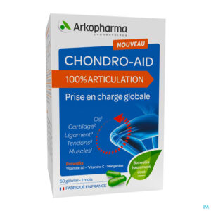Packshot Arkoflex Chondro-aid 100% Gewrichten Caps 60