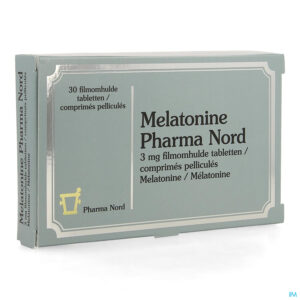 Packshot Melatonine Pharma Nord Filmomh Tabl 30 X 3mg