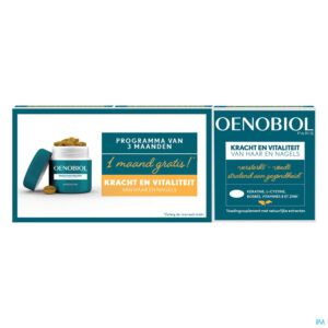 Packshot Oenobiol Kracht & Vitaliteit Caps 3x60