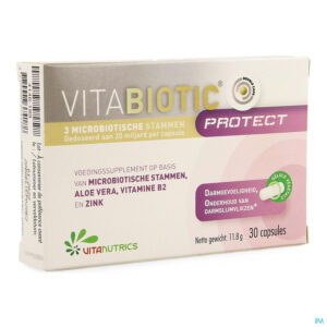 Packshot Vitabiotic Protect V-caps 30