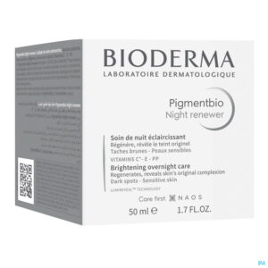 Packshot Bioderma Pigmentbio Night Renewer Pot 50ml