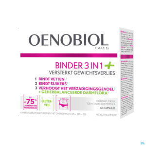 Packshot OENOBIOL BINDER 3IN1+ 60 CAPS