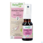 Productshot Herbalgem Fem50+ Gem Spray Bio 15ml