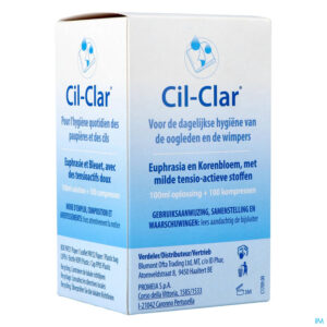 Packshot Cil-clar Hygiene Oogleden 100ml+kp 100 Nf