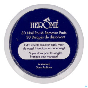 Packshot Herome Nail Polish Remover Pads 30 2033