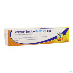 Packshot Voltaren Emulgel Forte 2% Pi Pharma Gel 180g Pip