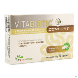 Packshot Vitabiotic Confort V-caps 30