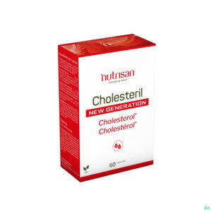 Packshot Cholesteril New Generation V-caps 60 Nutrisan