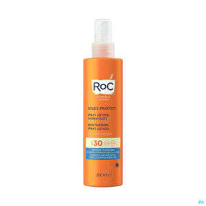 Packshot Roc Sol Protect Moistur.spray Lotion Ip30 Fl 200ml