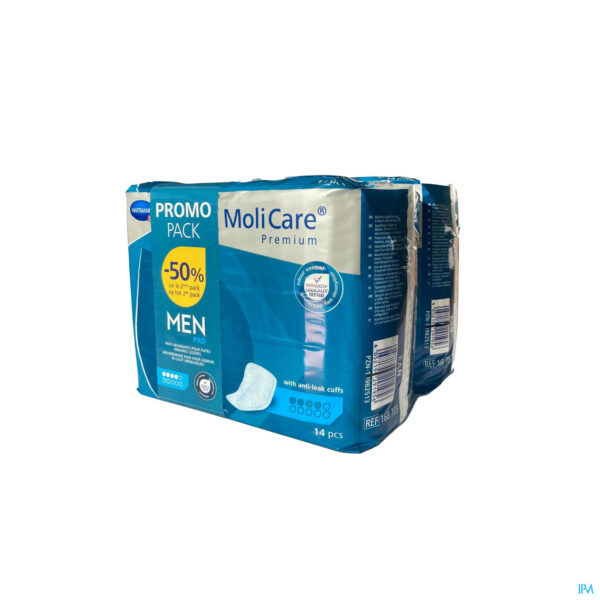 Packshot Molicare Premium Men Pad 4 Drops 2x14 Promopack