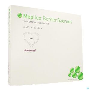 Packshot Mepilex Border Sacrum Ster 22,0x25,0 5 282460
