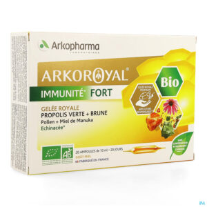 Packshot Arkoroyal Immuniteit Forte Bio Amp 20x10ml