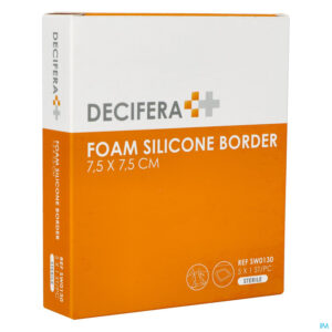 Packshot Decifera Foam Silicone Border 7,5x 7,5cm 5