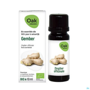 Productshot Oak Ess Olie Gember 10ml Bio