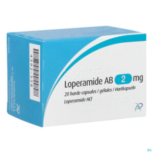 Packshot Loperamide Ab 2mg Harde Caps 20 X 2mg