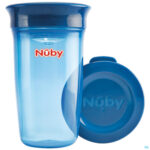 Productshot Nuby 360° Wonder Cup 300ml Blauw 6m+