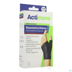 Packshot Actimove Sport Thumb Stabilizer Black S/m 1