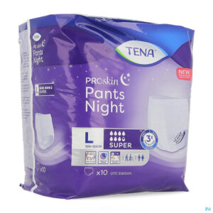 Packshot Tena Proskin Pants Night Super Large 10
