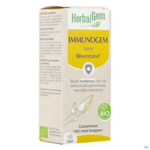 Packshot Herbalgem Immunogem Spray Bio 15ml