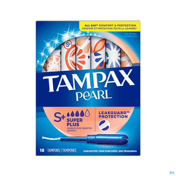 Packshot Tampax Pearl Compak Super Plus 18