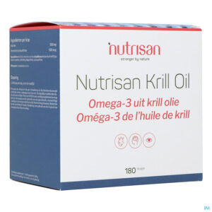 Packshot Nutrisan Krill Oil Licaps 180