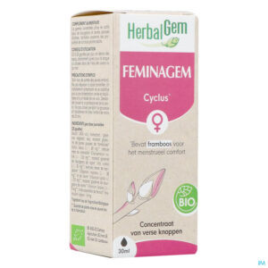 Packshot Herbalgem Feminagem Bio 30ml