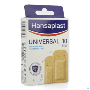 Packshot Hansaplast Pleisters Universal Strips 10