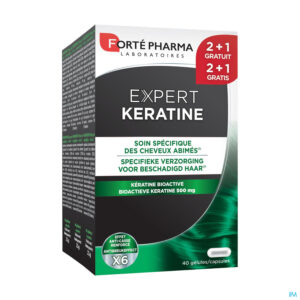Packshot Expert Keratine Caps 120 2+1 Gratis