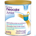 Packshot Neocate Junior Vanille 400g