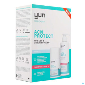 Packshot Yun Acn Protect Ther. Face Cr50ml+purif. Wash150ml