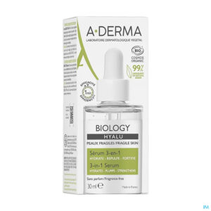 Packshot Aderma Biology Hyalu Serum 3-in-1 30ml