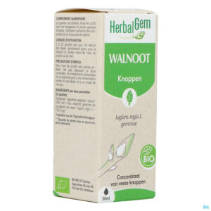 Packshot Herbalgem Walnoot Bio 30ml