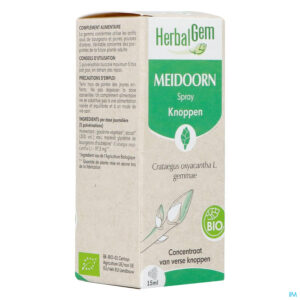 Packshot Herbalgem Meidoorn Bio Spray 15ml