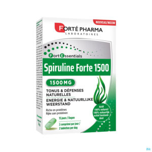 Packshot Spiruline 1500 Forte Pharma Tabl 30