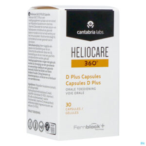 Packshot Heliocare 360 D Plus Caps 30