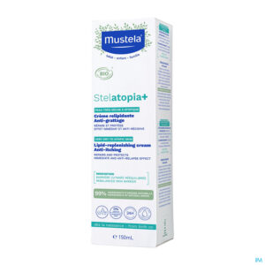 Packshot Mustela Pa Stelatopia+ Herstellende Cr A/jeuk150ml
