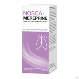 Packshot Nosca Mereprine 1mg/ml Siroop 150ml