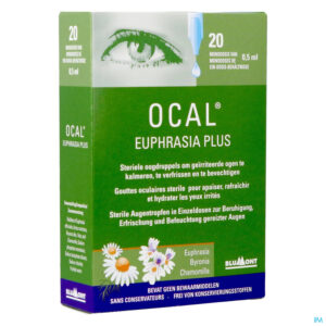 Packshot Ocal Euphrasia Plus Monodoses 20x0,5ml