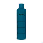 Productshot Yos Water Bottle & Pill Box Daily Bold Blue