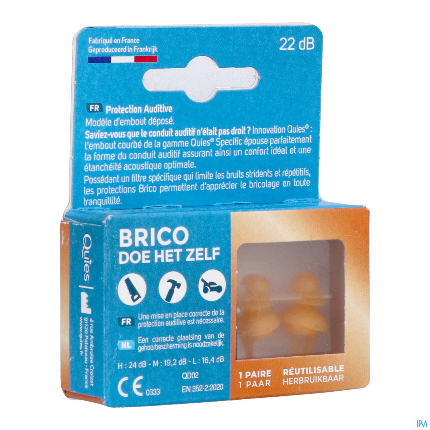 Packshot Quies Oordoppen Specific Diy