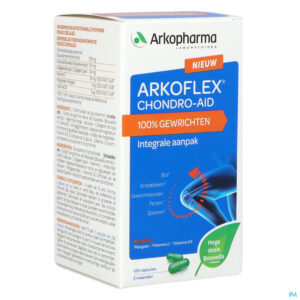 Packshot Arkoflex Chondro-aid 100% Gewrichten Caps 120