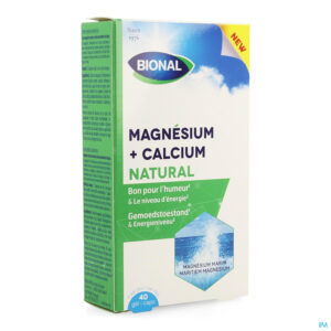 Packshot Bional Magnesium Calcium Natural Caps 40