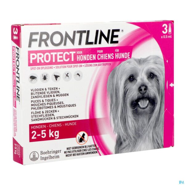 Packshot Frontline Protect Spot On Opl Hond 2-5kg Pipet 3 Packshot Frontline Protect Spot On Opl Hond 2-5kg Pipet 3