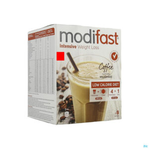 Packshot Modifast Intensive Milkshake Koffie 440g
