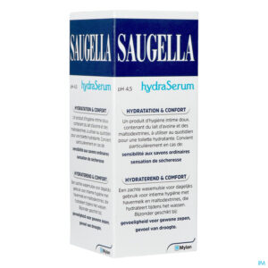 Packshot Saugella Hydra Serum Emuls 200ml Nf